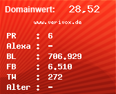 Domainbewertung - Domain www.verivox.de bei Domainwert24.de