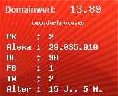 Domainbewertung - Domain www.darknova.eu bei Domainwert24.de