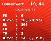 Domainbewertung - Domain www.knugle.de bei Domainwert24.de