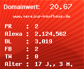 Domainbewertung - Domain www.vereins-kaufhaus.de bei Domainwert24.de