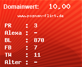 Domainbewertung - Domain www.poznan-flirt.de bei Domainwert24.de