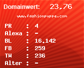 Domainbewertung - Domain www.fashionpuppe.com bei Domainwert24.de