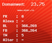 Domainbewertung - Domain www.agar.io bei Domainwert24.de