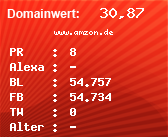 Domainbewertung - Domain www.amzon.de bei Domainwert24.de