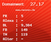 Domainbewertung - Domain www.messen.de bei Domainwert24.de