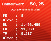 Domainbewertung - Domain www.istockphoto.com bei Domainwert24.de