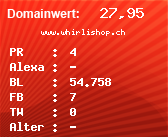 Domainbewertung - Domain www.whirlishop.ch bei Domainwert24.de