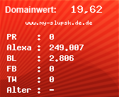 Domainbewertung - Domain www.my-slupsk.de.de bei Domainwert24.de