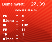 Domainbewertung - Domain www.jograbi.de bei Domainwert24.de