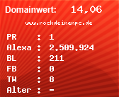 Domainbewertung - Domain www.rockdeinenpc.de bei Domainwert24.de