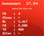 Domainbewertung - Domain www.plarium.com bei Domainwert24.de