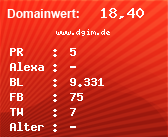 Domainbewertung - Domain www.dgim.de bei Domainwert24.de