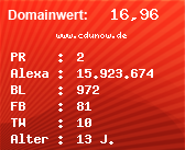 Domainbewertung - Domain www.cdunow.de bei Domainwert24.de