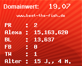 Domainbewertung - Domain www.beat-the-fish.de bei Domainwert24.de