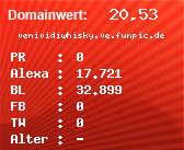 Domainbewertung - Domain venividiwhisky.ve.funpic.de bei Domainwert24.de