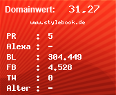 Domainbewertung - Domain www.stylebook.de bei Domainwert24.de