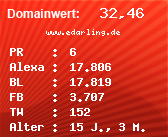 Domainbewertung - Domain www.edarling.de bei Domainwert24.de