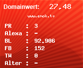 Domainbewertung - Domain www.emok.tv bei Domainwert24.de
