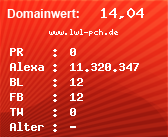 Domainbewertung - Domain www.lwl-pch.de bei Domainwert24.de