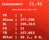 Domainbewertung - Domain www.spass-cam.com bei Domainwert24.de