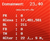 Domainbewertung - Domain www.my-pr.de bei Domainwert24.de
