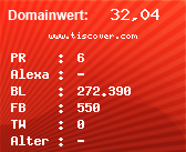 Domainbewertung - Domain www.tiscover.com bei Domainwert24.de