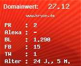 Domainbewertung - Domain www.kryon.de bei Domainwert24.de