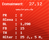 Domainbewertung - Domain www.kryon.de bei Domainwert24.de