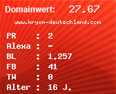 Domainbewertung - Domain www.kryon-deutschland.com bei Domainwert24.de