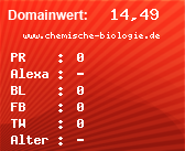 Domainbewertung - Domain www.chemische-biologie.de bei Domainwert24.de