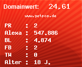 Domainbewertung - Domain www.getpos.de bei Domainwert24.de