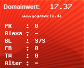 Domainbewertung - Domain www.yogamarin.de bei Domainwert24.de