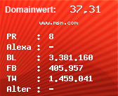 Domainbewertung - Domain www.msn.com bei Domainwert24.de