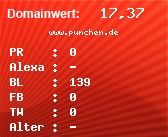Domainbewertung - Domain www.punchen.de bei Domainwert24.de