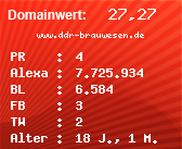 Domainbewertung - Domain www.ddr-brauwesen.de bei Domainwert24.de