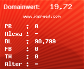 Domainbewertung - Domain www.jaspeed.com bei Domainwert24.de