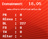 Domainbewertung - Domain www.stern-photography.de bei Domainwert24.de