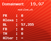 Domainbewertung - Domain mobilma.ch bei Domainwert24.de