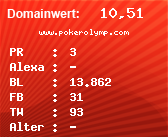 Domainbewertung - Domain www.pokerolymp.com bei Domainwert24.de