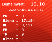 Domainbewertung - Domain www.trendstylez.com.de bei Domainwert24.de