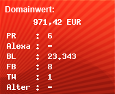 Domainbewertung - Domain www.streifler.de bei Domainwert24.de