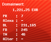 Domainbewertung - Domain www.web-adressbuch.de bei Domainwert24.de