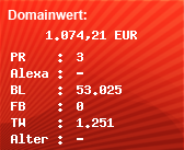 Domainbewertung - Domain www.pornorama.com bei Domainwert24.de