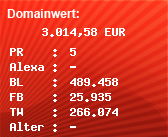 Domainbewertung - Domain www.redtube.com bei Domainwert24.de