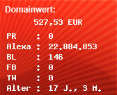 Domainbewertung - Domain www.devqt.com bei Domainwert24.de