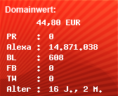 Domainbewertung - Domain www.mbyte.biz bei Domainwert24.de