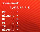 Domainbewertung - Domain savingsbondpro.com bei Domainwert24.de