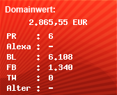 Domainbewertung - Domain idealo.de bei Domainwert24.de