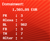 Domainbewertung - Domain www.freetagger.com bei Domainwert24.de