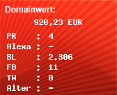 Domainbewertung - Domain www.emath.de bei Domainwert24.de